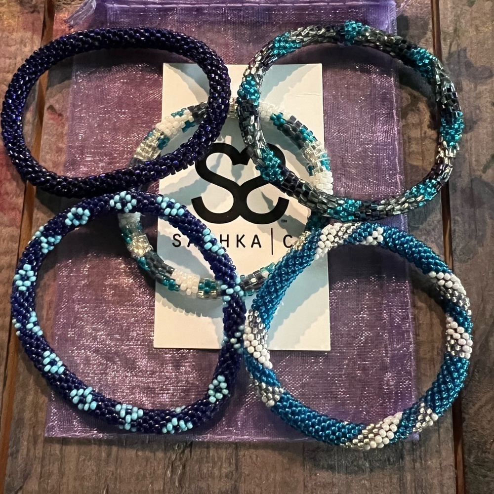 Sashka Co Beaded Bracelets Set of 5 B50